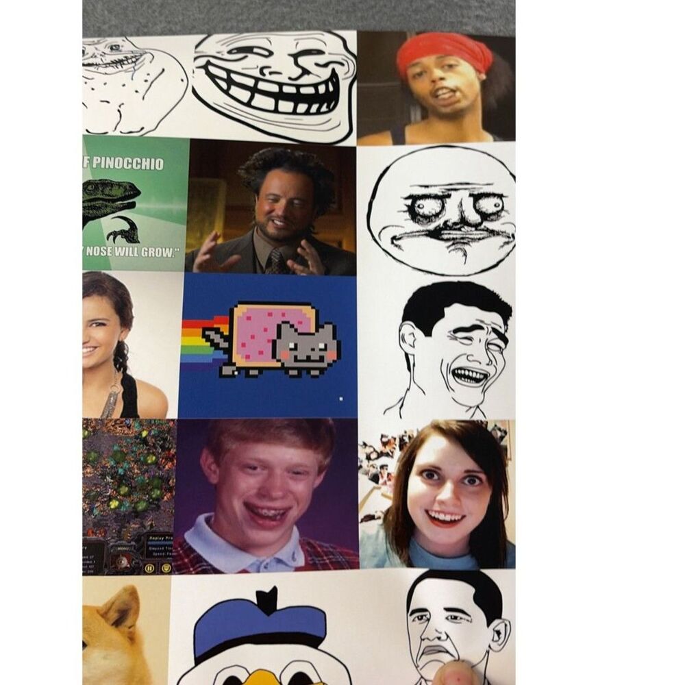 Meme Collage Poster
